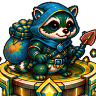 Raccoon Rogue shiny